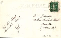 CPA Dijon statue Rude et hotel de la Cloche Place Darcy 