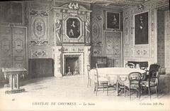CPA Chateau de Cheverny le salon 
