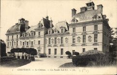 CPA Cheverny le chateau la facade Sud Est 