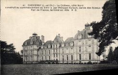 CPA Cheverny L et Ch le chateau cote Nord construit au commencement du XVII S par Philippe Hurault G