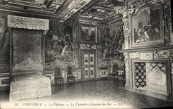 CPA Cheverny le Chateau la Chambre a Coucher du Roi 