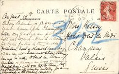 CPA Marseille la Jetee par un jour de Mistral 