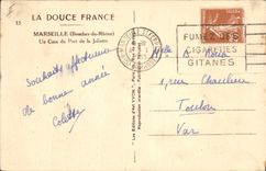 CPA Marseille Bouches du Rhone un coin du port de la Joliette 