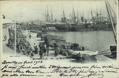 CPA Marseille le Quai des Forces 