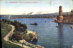 CPA Marseille porte de la Joliette vu du Pharo 
