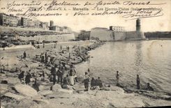 CPA Marseille les Pierres Plates bains populaires 