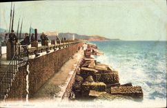 CPA Marseille la grande Jetee 