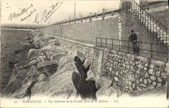 CPA Marseille vue generale de la Grande Jetee de la Joliette 