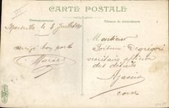 CPA Marseille Quais d'Embarquement des Transatlantiques 