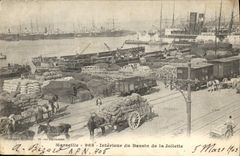 CPA Marseille interieur du Bassin de la Joliette 