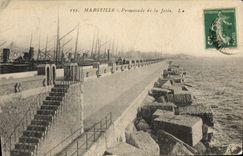 CPA Marseille Promenade de la Jetee 