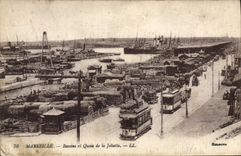 CPA Marseille Bassins et Quais de la Joliette 