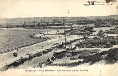 CPA Marseille vue generale des Bassins de la Joliette 