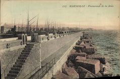 CPA Marseille Promenade de la Jetee 