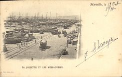 CPA Marseille la Joliette et les Messageries 