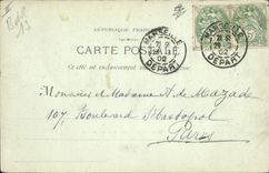 CPA Marseille sur la Jetee 