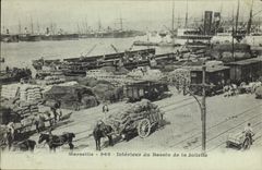 CPA Marseille interieur du Bassin de la Joliette 