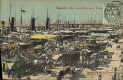 CPA Marseille les Nouveaux ports 