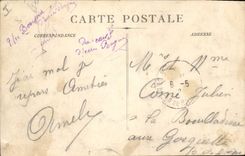 CPA Marseille la Jetee par un jour de Mistral 