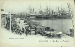 CPA Marseille le Quai des Forges 