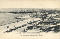 CPA Marseille un coin de la Joliette 