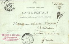 CPA Marseille le Quai d'Embarquement des M M 