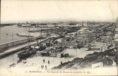 CPA Marseille vue generale des Bassins de la Joliette 