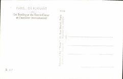 CPA Paris en Flanant La Basilique du Sacre Coeur et l'escalier Monumental 