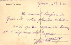 CPA Grasse vue generale