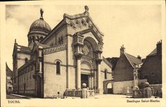 CPA Tours Basilique Saint Martin 