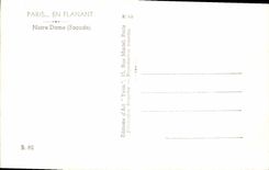 CPA Paris en Flanant Notre Dame facade 