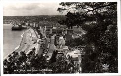 CPA Nice vue prise du chateau 