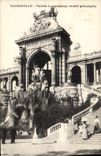 CPA Marseille palais Longchamp motif principal 