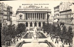 CPA Marseille place de la Bourse 