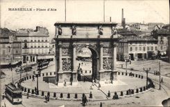 CPA Marseille place d'Aix 