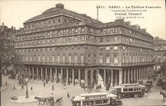 CPA Paris le Theatre Francais construit par l'Architecte Louis 