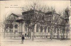 CPA Paris Eglise Saint Francois Xavier 