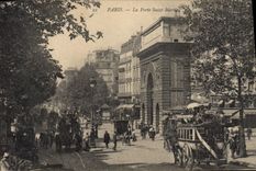 CPA Paris la porte Saint Martin 