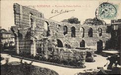 CPA Bordeaux Ruines du palais Gallien 