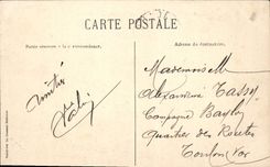 CPA Bordeaux Ruines du palais Gallien 