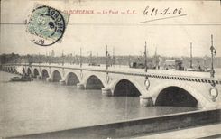 CPA Bordeaux le pont 