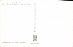 CPM Paris l'Arc de Triomphe place de l'Etoile 