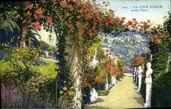 CPA La Cote d'Azur jardin Fleuri 