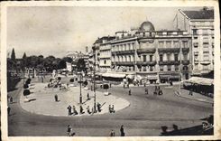 CPA Montpellier la place de la Comedie 