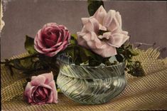 CPA Fantaisie Fleurs