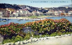 CPA St Jean Cap Ferrat vue prise du parc hotel 