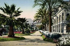 CPA Menton le jardin Public 