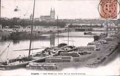 CPA Angers Vue prise du pont de la Haute Chaine 