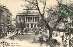 CPA Marseille Jardin et Palais de al Bourse 