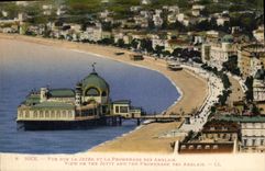 CPA Nice Vue sur la Jetee et la Promenade des Anglais 